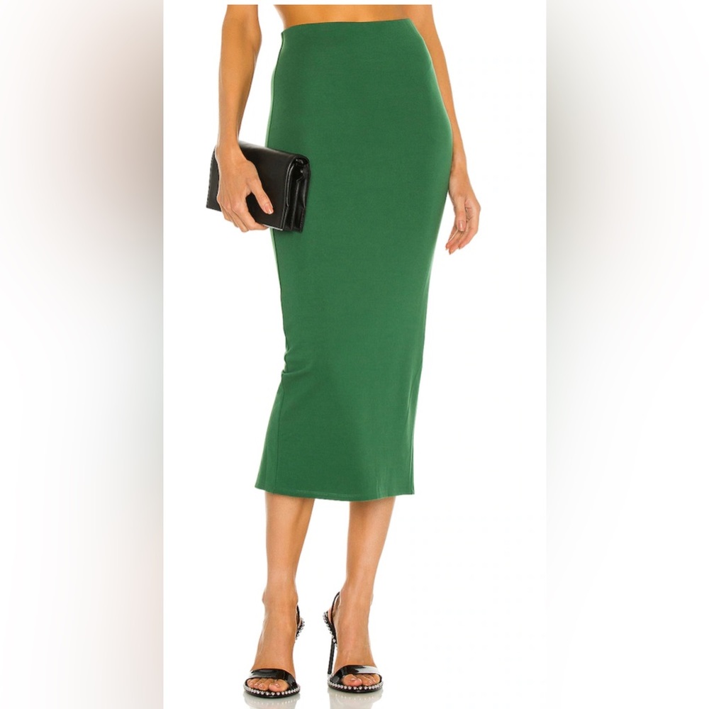 Michael Costello x REVOLVE Amira Midi Skirt in Green